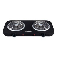 Parrilla Eléctrica 2 Quemadores Espiral PEKM-2000 EN